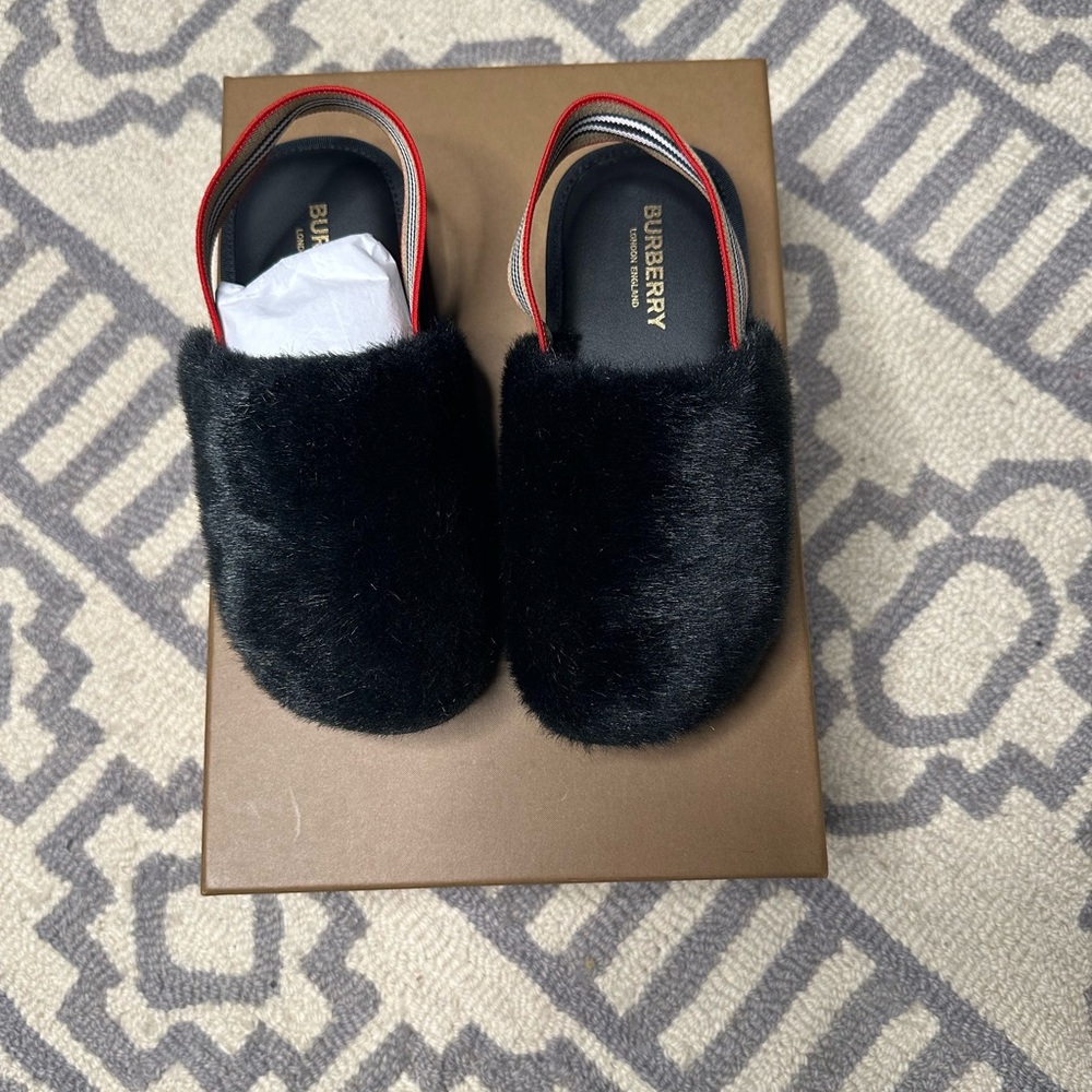 Burberry Shearling Slide